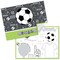 Big Dot of Happiness Goaaal - Soccer - Paper Birthday Party Coloring Sheets - Activity Placemats - Set of 16